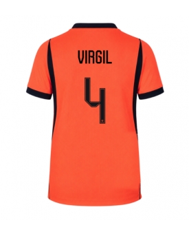 Billige Fotballdrakt Nederland Virgil van Dijk #4 Replika Hjemmedrakt VM 2026 Kortermet Billige Fotballdrakt Nederland Virgil van Dijk #4 Replika Hjemmedrakt VM 2026 Kortermet